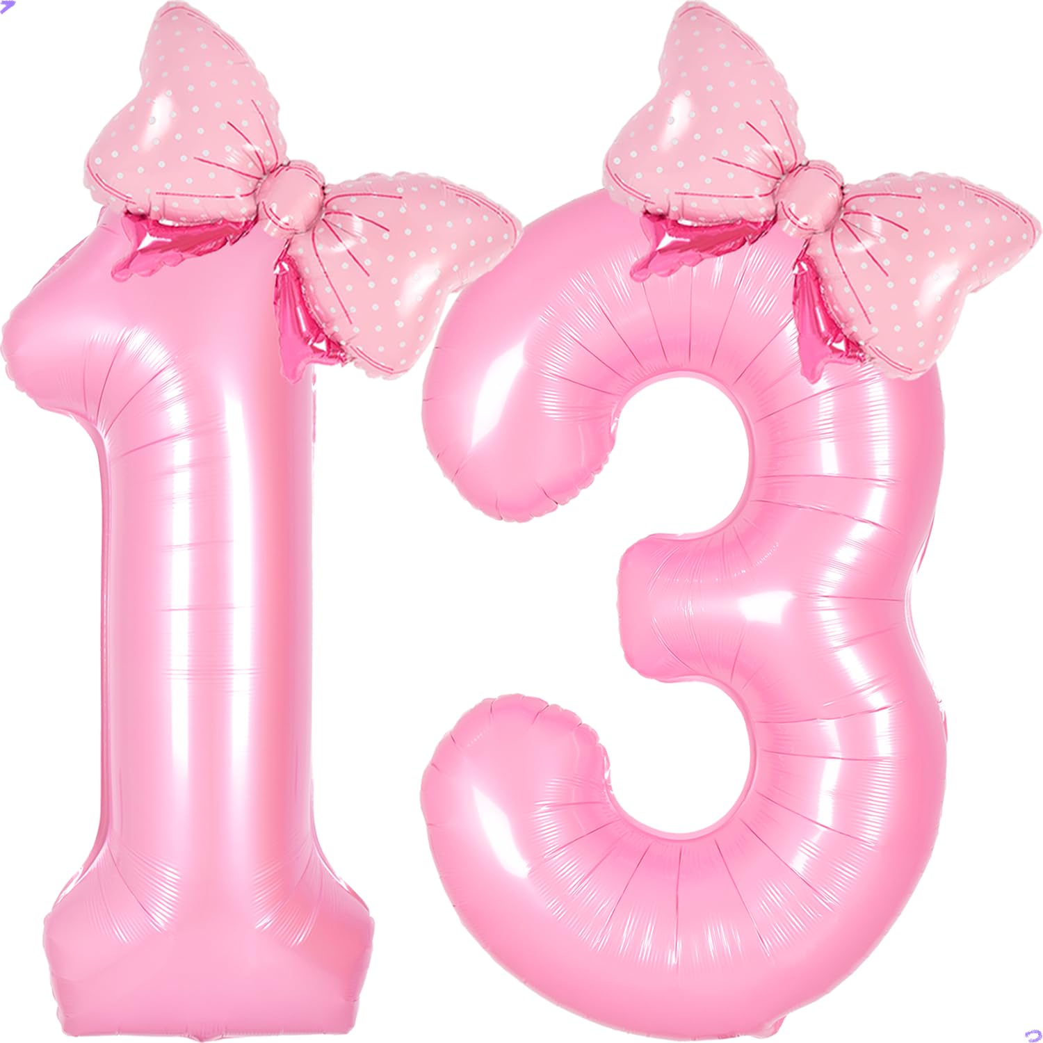 Amazon.com: Pink 13 31 Balloon Numbers Pink Birthday Decorations
